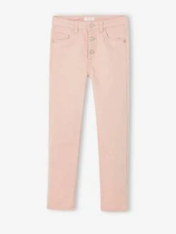 Pantalon Fille Mom MorphologiK Fin - écru -Vertbaudet Soldes Boutique pantalon fille mom morphologik fin 35