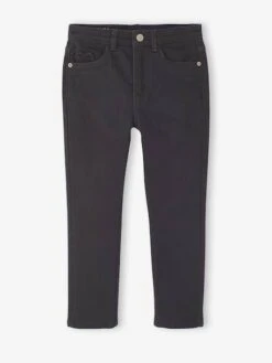 Pantalon Fille Slim MorphologiK Medium - Anthracite