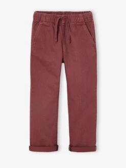 Pantalon Fluide Facile à Enfiler Garçon - Bleu Nuit -Vertbaudet Soldes Boutique pantalon fluide facile a enfiler garcon 8