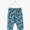 Pantalon Imprimé Bébé Fluide - Violet Imprimé -Vertbaudet Soldes Boutique pantalon imprime bebe fluide