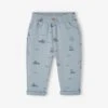 Pantalon Imprimé En Molleton Bébé - écru -Vertbaudet Soldes Boutique pantalon imprime en molleton bebe 36