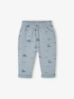 Pantalon Imprimé En Molleton Bébé - écru