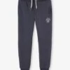Pantalon Jogging "Athletic" Garçon En Molleton - Bleu Canard -Vertbaudet Soldes Boutique pantalon jogging athletic garcon en molleton 32