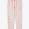 Pantalon Jogging Détails Fanatisie Fille En Molleton - Rose Poudré