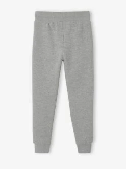Pantalon Jogging Garçon En Molleton - Gris Moyen Chiné -Vertbaudet Soldes Boutique pantalon jogging garcon en molleton 12