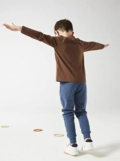 Pantalon Jogging Garçon En Molleton - Gris Moyen Chiné -Vertbaudet Soldes Boutique pantalon jogging garcon en molleton 6