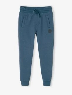 Pantalon Jogging Garçon En Molleton - Kaki -Vertbaudet Soldes Boutique pantalon jogging garcon en molleton 62