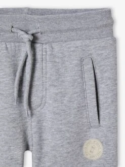 Pantalon Jogging Garçon En Molleton - Kaki -Vertbaudet Soldes Boutique pantalon jogging garcon en molleton 69