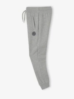 Pantalon Jogging Garçon En Molleton - Kaki -Vertbaudet Soldes Boutique pantalon jogging garcon en molleton 71