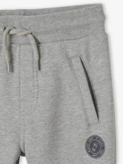 Pantalon Jogging Garçon En Molleton - Kaki -Vertbaudet Soldes Boutique pantalon jogging garcon en molleton 73