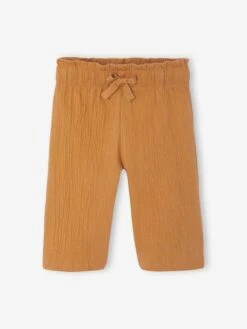 Pantalon Large Bébé - Caramel