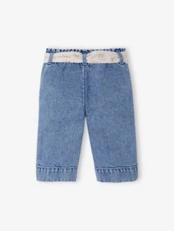 Pantalon Large Bébé Avec Ceinture à Nouer - Double Stone -Vertbaudet Soldes Boutique pantalon large bebe avec ceinture a nouer 2
