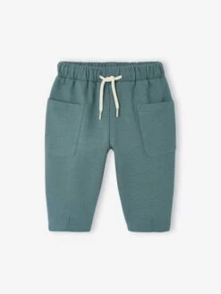 Pantalon Large Bébé En Molleton - Café -Vertbaudet Soldes Boutique pantalon large bebe en molleton 9