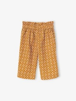 Pantalon Large Bébé Imprimé - Caramel -Vertbaudet Soldes Boutique pantalon large bebe imprime 3