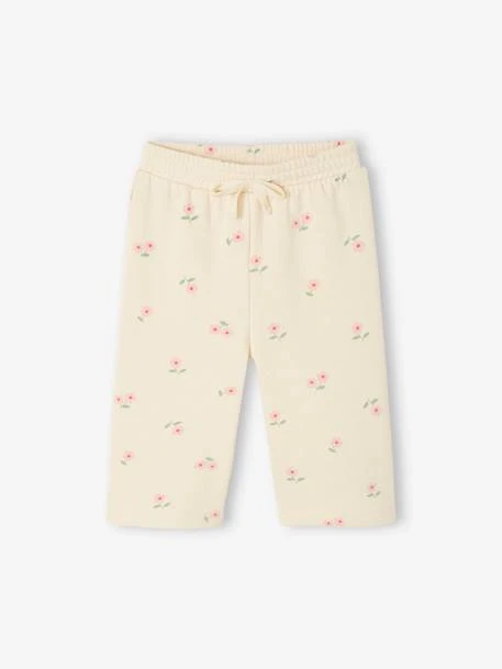 Pantalon Large Motifs Fleurs Bébé - Vanille 1 Pantalon Large Motifs Fleurs Bébé - Vanille