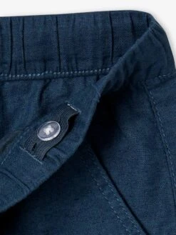 Pantalon Léger Garçon En Coton/lin - Noisette 21 Pantalon Léger Garçon En Coton/lin - Noisette -Vertbaudet Soldes Boutique pantalon leger garcon en cotonlin 5