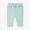 Pantalon Molleton Basics Bébé Fille - Bleu Grisé