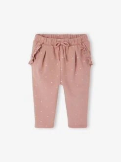 Pantalon Molleton Bébé Fille - Vert Sauge -Vertbaudet Soldes Boutique pantalon molleton bebe fille 10