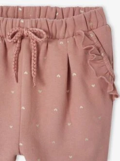 Pantalon Molleton Bébé Fille - Vert Sauge -Vertbaudet Soldes Boutique pantalon molleton bebe fille 12