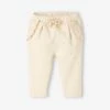 Pantalon Molleton Bébé Fille - Rouille -Vertbaudet Soldes Boutique pantalon molleton bebe fille 14
