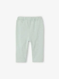 Pantalon Molleton Bébé Fille - Vert Sauge -Vertbaudet Soldes Boutique pantalon molleton bebe fille 8