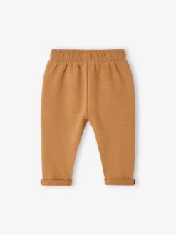 Pantalon Molleton Bébé Garçon Uni - Beige Sable -Vertbaudet Soldes Boutique pantalon molleton bebe garcon uni 44
