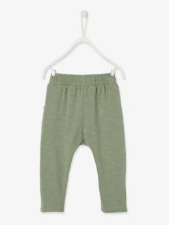 Pantalon Molleton Bébé Garçon Uni - Beige Sable -Vertbaudet Soldes Boutique pantalon molleton bebe garcon uni 55