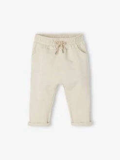 Pantalon Molleton Bébé Garçon Uni - Tomette