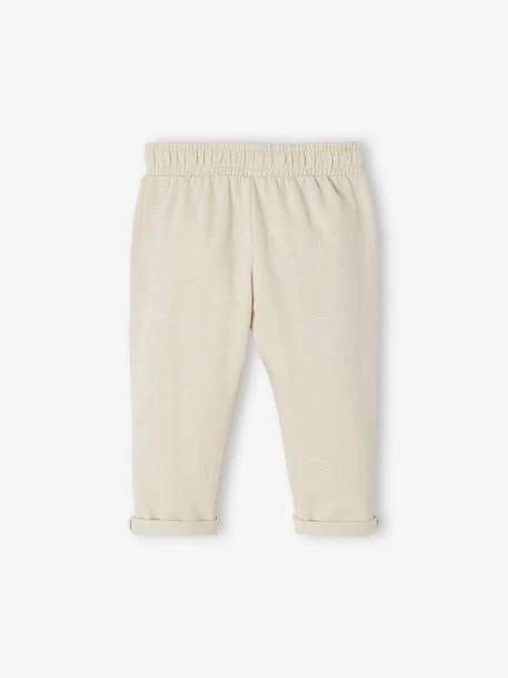 Pantalon Molleton Bébé Garçon Uni - Marine Grisé 2 Pantalon Molleton Bébé Garçon Uni - Marine Grisé – Image 2