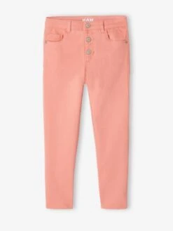Pantalon Mom MorphologiK Tour De Hanches MEDIUM Fille - Pêche