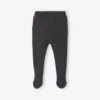 Pantalon Naissance à Pieds - Anthracite 8 Pantalon Naissance à Pieds - Anthracite -Vertbaudet Soldes Boutique pantalon naissance a pieds