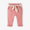 Pantalon Paperbag Avec Ceinture Bébé - Vieux Rose 40 Pantalon Paperbag Avec Ceinture Bébé - Vieux Rose -Vertbaudet Soldes Boutique pantalon paperbag avec ceinture bebe