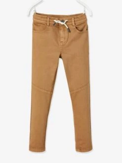 Pantalon Slim Couleur Facile à Enfiler Garçon - Beige 16 Pantalon Slim Couleur Facile à Enfiler Garçon - Beige -Vertbaudet Soldes Boutique pantalon slim couleur facile a enfiler garcon 1