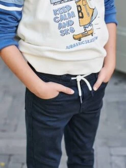 Pantalon Slim Couleur Facile à Enfiler Garçon - Beige 22 Pantalon Slim Couleur Facile à Enfiler Garçon - Beige -Vertbaudet Soldes Boutique pantalon slim couleur facile a enfiler garcon 7