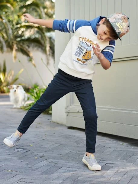 Pantalon Slim Couleur Facile à Enfiler Garçon - Beige 9 Pantalon Slim Couleur Facile à Enfiler Garçon - Beige – Image 9