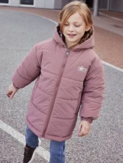 Parka à Capuche Réversible Effet Métallisé Ou Doudoune Fille - Argent -Vertbaudet Soldes Boutique parka a capuche reversible effet metallise ou doudoune fille 12