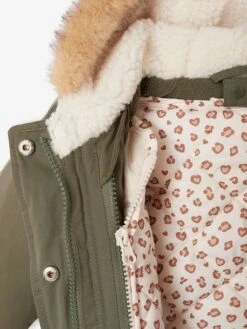 Parka + Doudoune Fine Bébé 3 En 1 - Olive 29 Parka + Doudoune Fine Bébé 3 En 1 - Olive -Vertbaudet Soldes Boutique parka doudoune fine bebe 3 en 1 29