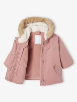 Parka + Doudoune Fine Bébé 3 En 1 - Olive 36 Parka + Doudoune Fine Bébé 3 En 1 - Olive -Vertbaudet Soldes Boutique parka doudoune fine bebe 3 en 1 36