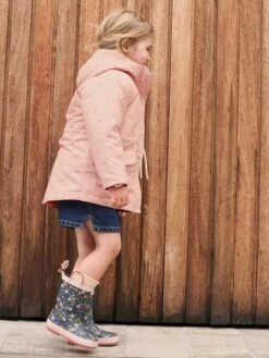 Parka Fille 3 En 1 à Capuche - Rose Pâle -Vertbaudet Soldes Boutique parka fille 3 en 1 a capuche 13