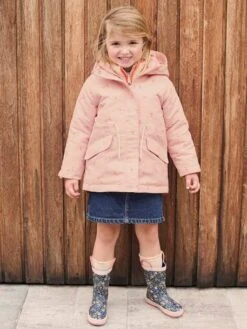 Parka Fille 3 En 1 à Capuche - Rose Pâle -Vertbaudet Soldes Boutique parka fille 3 en 1 a capuche 14