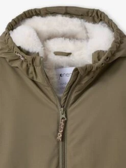 Parka Fille à Capuche - Kaki -Vertbaudet Soldes Boutique parka fille a capuche 6