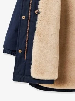 Cyrillus Parka Fille Doublée Imitation Fourrure - Rose -Vertbaudet Soldes Boutique parka fille doublee imitation fourrure 2