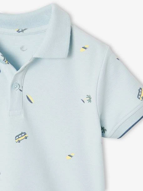 Polo Imprimé Garçon - Kaki 3 Polo Imprimé Garçon - Kaki – Image 3