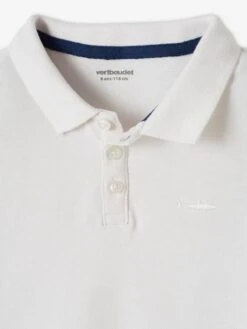 Polo Manches Courtes Broderie Poitrine Garçon - Bleu -Vertbaudet Soldes Boutique polo manches courtes broderie poitrine garcon 22