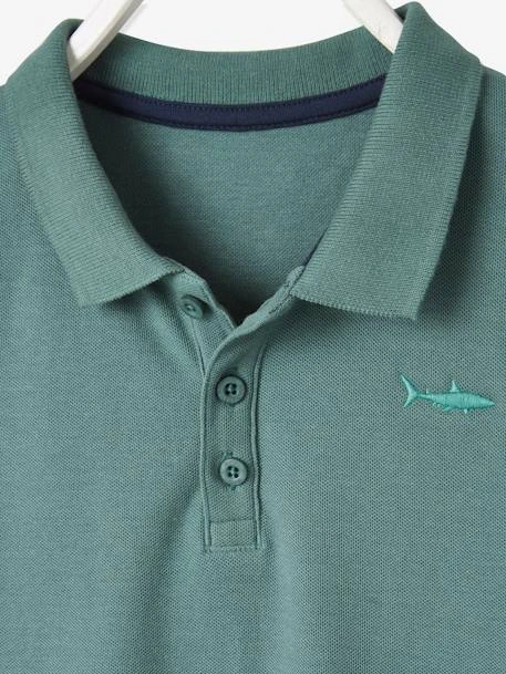 Polo Manches Courtes Broderie Poitrine Garçon - Rouge 9 Polo Manches Courtes Broderie Poitrine Garçon - Rouge – Image 9