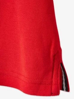 Polo Manches Courtes Broderie Poitrine Garçon - Rouge 36 Polo Manches Courtes Broderie Poitrine Garçon - Rouge -Vertbaudet Soldes Boutique polo manches courtes broderie poitrine garcon 56