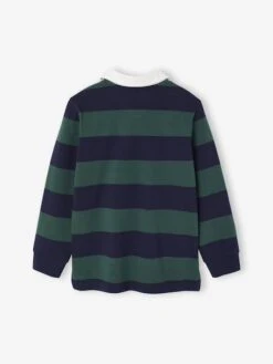 Polo Rayé Garçon - Gris Chiné -Vertbaudet Soldes Boutique polo raye garcon 5