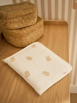 Protège Carnet De Santé En Gaze De Coton - écru