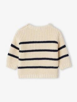 Pull En Côte Perlée Bébé - écru -Vertbaudet Soldes Boutique pull en cote perlee bebe 14