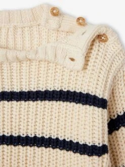 Pull En Côte Perlée Bébé - écru -Vertbaudet Soldes Boutique pull en cote perlee bebe 15